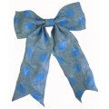 Giant Blue Polka Dotted Decorative Bow by Peri Woltjer