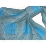 Giant Blue Polka Dotted Decorative Bow by Peri Woltjer