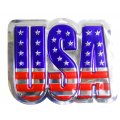 USA  Metallic Wall Plaque - 3 pack