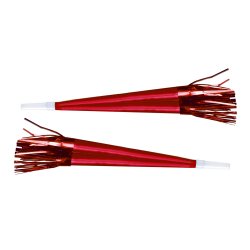 Party Horns Large Foil  - 12 Pack