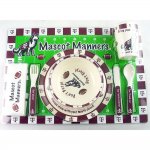 Texas A&M University NCAA Mascot Manners 8-Piece Dinnerware Training Set