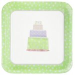 Pastel Plate and Napkin Set - Serve 16