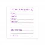 "You're Invited" Girl Party Invitations - 16 Cnt.