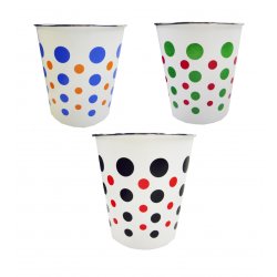 Polka Dot Waste Bin