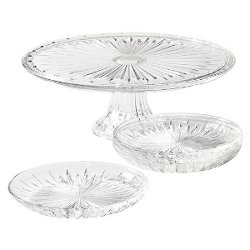 Circleware Patisserie 5pc. Glass Dessert Serving Set