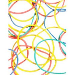 Multicolored Rubber Bands - 75G Package