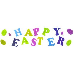 Happy Easter Window Gel Art