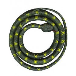 Rubber 5 Feet Grey Prop Halloween Decoration Snake