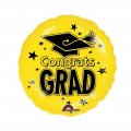 Congratulations Graduate Yellow 18" Foil Balloon