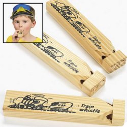 Wooden Train Whistle