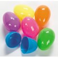 Plastic Easter Eggs - Assorted Colors - 12pk