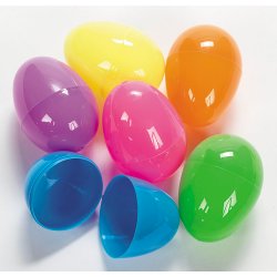 Plastic Easter Eggs - Assorted Colors - 12pk