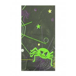 Halloween Tablecover Black Spider Web