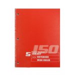 5 Subject Notebook Wide Ruled