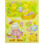 Easter Window Cling - 6pk - Pastel