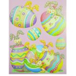 Easter Window Cling - 6pk - Metallic