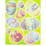 Easter Window Cling - 6pk - Metallic