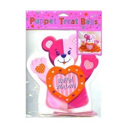 Cello Treat Bags - Teddy Bear Shaped Bags - 36 Cnt