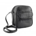 Black Leather Travel Bag