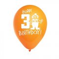 Happy 3rd Birthday Assorted Pastel Balloons - 6pk