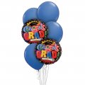 Graduation Balloon Bouquet - Blue