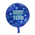 Happy New Years - Blue Stars Balloon - 18" Mylar Balloon