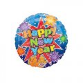 Happy New Years Balloon - 18" Round Mylar Balloon