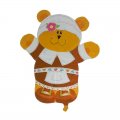 Thanksgiving Pilgrim Bear 30" Mylar Balloon