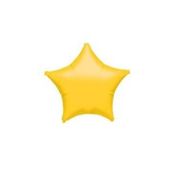 Metallic Yellow Star 18"in. Balloon