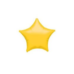 Metallic Yellow Star 18"in. Balloon