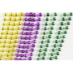 Mardi Gras Disco Ball Beads - 12pk.