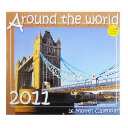 Around the World 2011 Calendar - 16 Month Calendar
