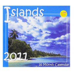 Islands 2011 Calendar - 16 Month Calendar