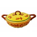 Bella Casa Autumn Leaf Serving and Casserole Bowl