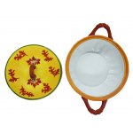 Bella Casa Autumn Leaf Serving and Casserole Bowl