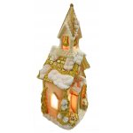 Ceramic Lighted Christmas Village Church