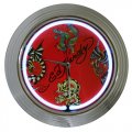 Ed Hardy Dragons Tattoo Neon Wall Clock