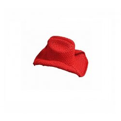 Cowboy Hat -Toyo Roll Up Cowboy Hat (Red)