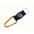 Keychain Utility Carabiner w/ Compass Strap (Not for Climbing) (gold)
