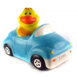 Duck in Car - Animal Piggy Bank