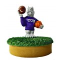 TCU Mason Jar Cover - Texas Christians University Candle Topper