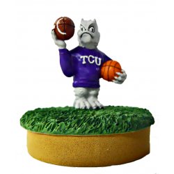 TCU Mason Jar Cover - Texas Christians University Candle Topper