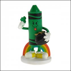Crayola "St. Patricks Day" Collectible Crayon Figurine