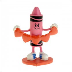 Crayola "Valentines Day" Collectible Crayon Figurine