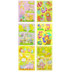 Easter Window Cling - 6pk - Pastel