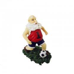 Santa Clause Soccer Figurine