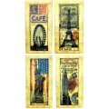 New York and Paris Wall Art - 4 Piece Collection