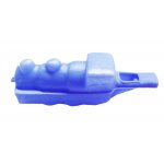 Multicolor Plastic Train Whistles 12ct