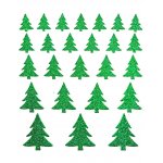 Christmas Stickers - Set of 3 Holiday Foam Glitter Decorations
