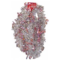 Candy Cane Holiday Garland - 12ft.